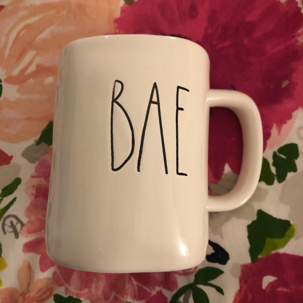 Rae Dunn Long Letter Bae Mug